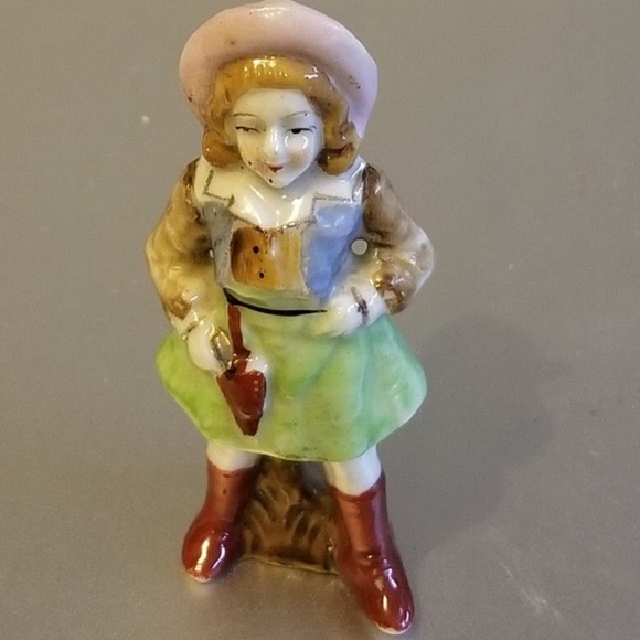 Vintage Porcelain Miniature Figurine Made Japan